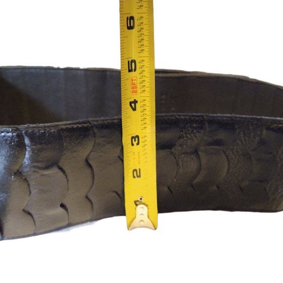 Wide Leather Belt with Dragon Scales & Buckle size S Cosplay Game of Thrones - Picture 7 of 8